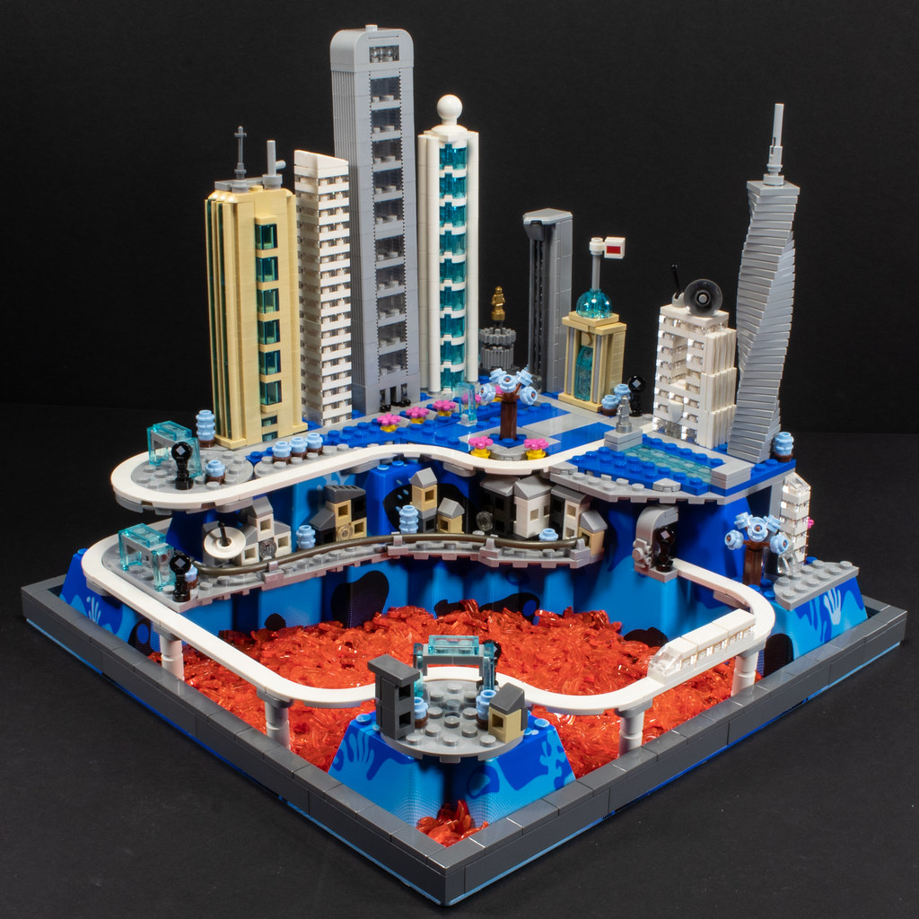 ภาพประกอบ: โมเดล LEGO ขนาดใหญ่ที่ต่อสำเร็จจริง แสดงให้เห็นว่าความมั่นคงของโครงสร้างเป็นอีกขั้นที่ต้องตรวจสอบเพิ่มจากไฟล์ CAD