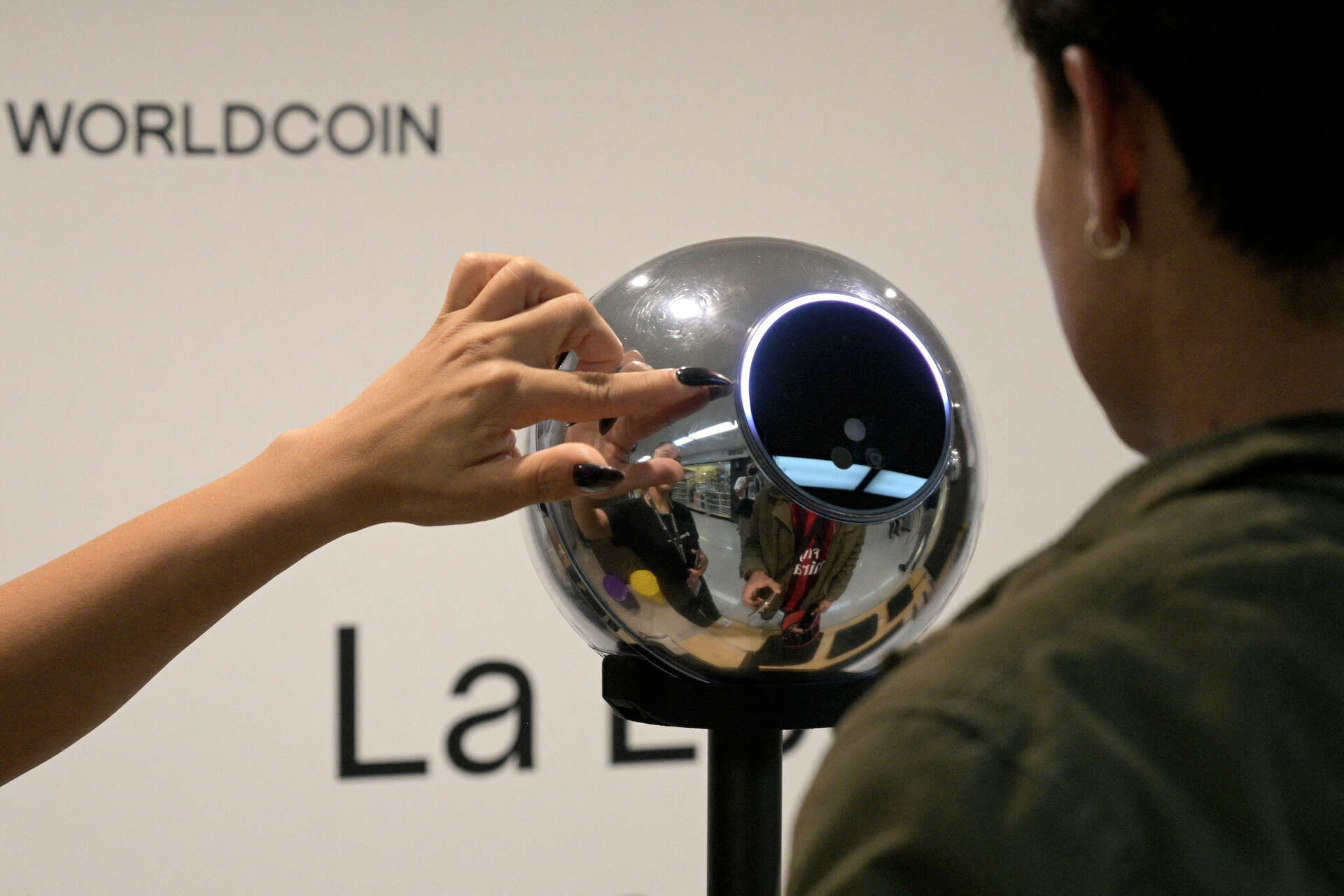 Iris scan process with the Orb