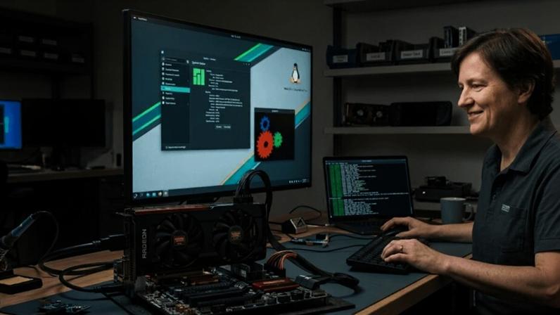 การทดสอบการ์ดจอ AMD รุ่นเก่าบนเดสก์ท็อป Linux ด้วยไดรเวอร์ amdgpu